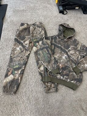 Jordan Olive Green and Camouflage Hoodie
